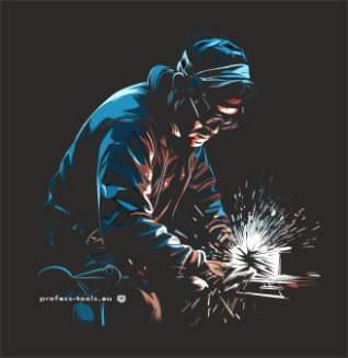 Koszulka męska czarna Spawacz - 2