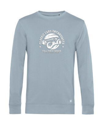 BLUZA Classic Cars męska kolor jasny niebieski