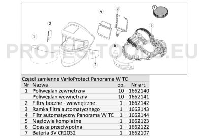 Poliwęglan wewnętrzny 10 szt VarioProtect PANORAMA
