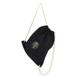 Straszny worek plecak czarny bawełniany - 3